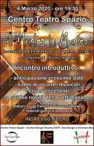  Il Centro Teatro Spazio di San Giorgio  Cremano presenta gli incontri dedicati ai generi musicali