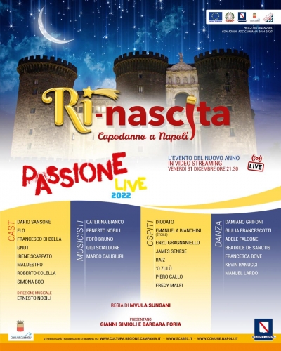 Capodanno, “Passione Live” dal Maschio Angioino: conferenza di presentazione il 29 dicembre alle 9.45